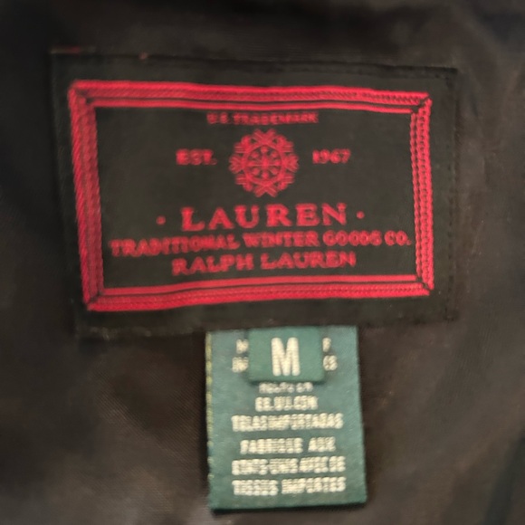 Lauren Ralph Lauren Black Faux Fur Vest Front Zipper Pockets Lined Med - Picture 15 of 16